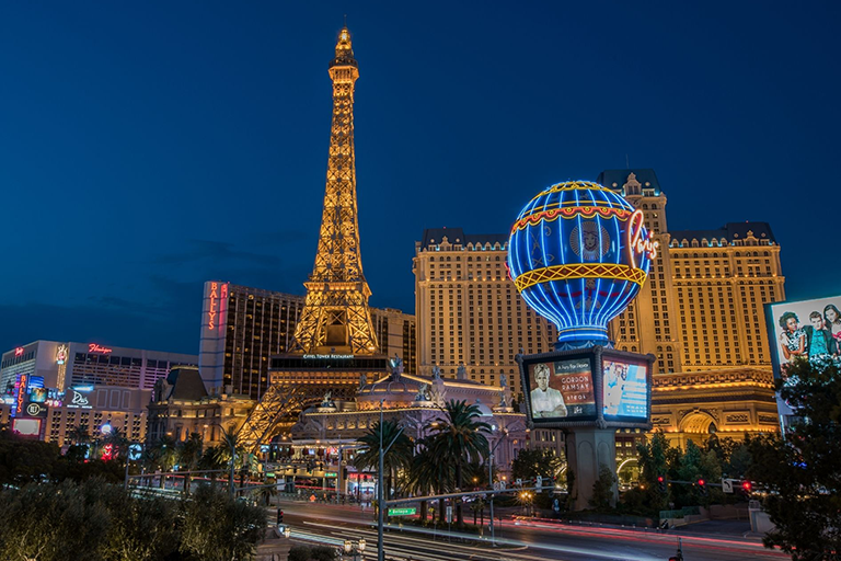 Las Vegas at night time 