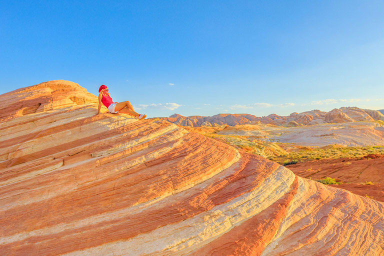 Fire Wave at the Valley of Fire State Park 